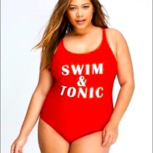 Lane Bryant SWIM & TONIC Bathing Suit
